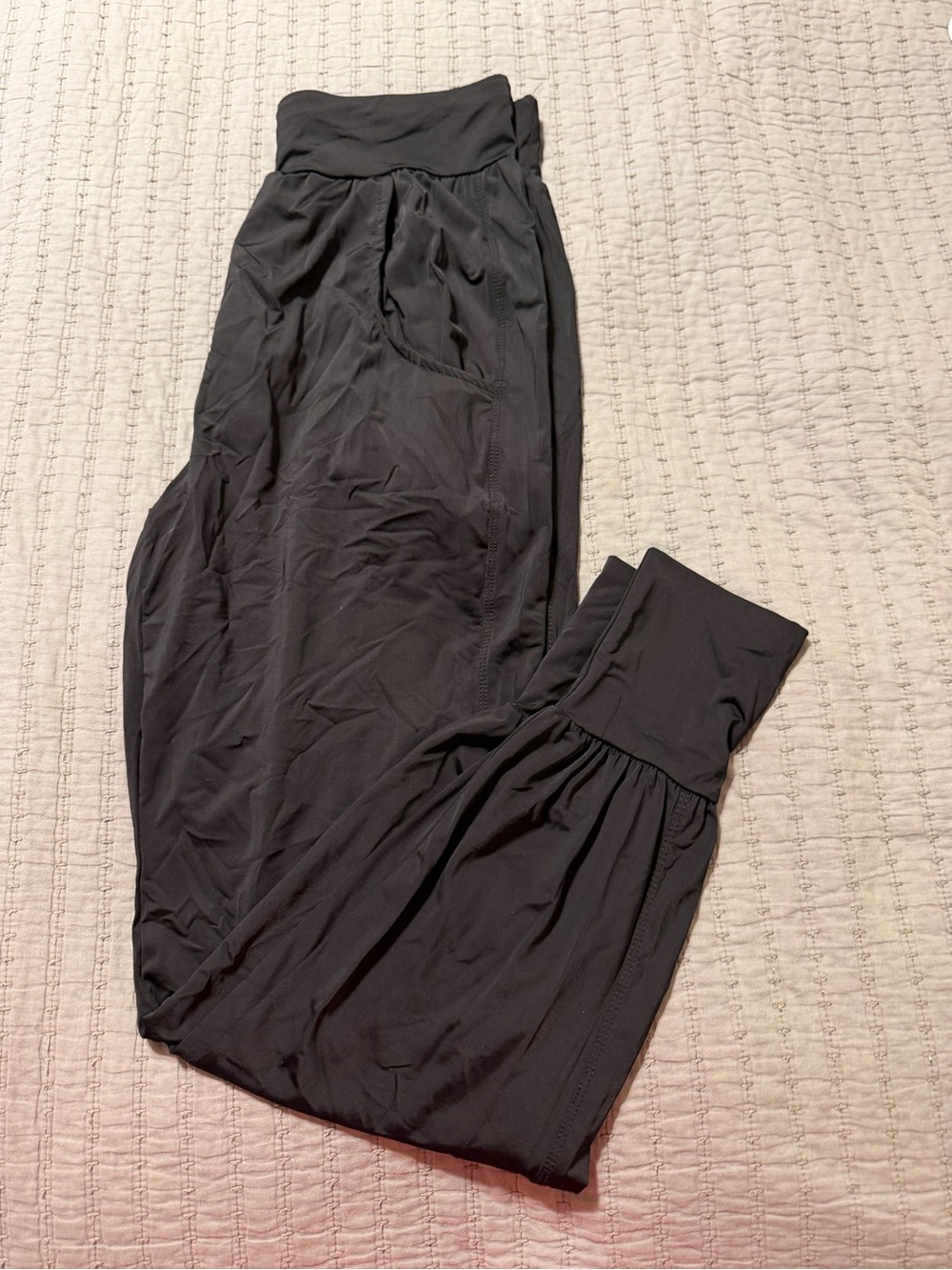 Zyia Active Womens Black Joggers Size S Slinky Pull on